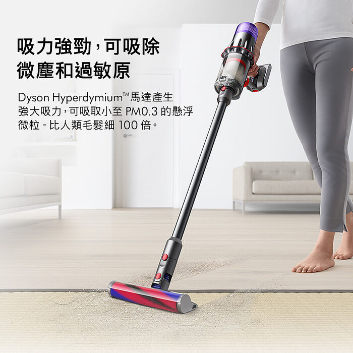 Dyson戴森 SV57 Digital Slim Fluffy 輕量無線吸塵器  銀灰