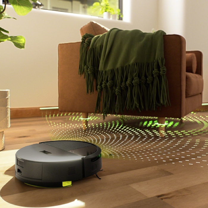 美國iRobot  Roomba 205 Combo 內建集塵壓縮掃拖機器人 極夜黑 總代理保固1+1年
