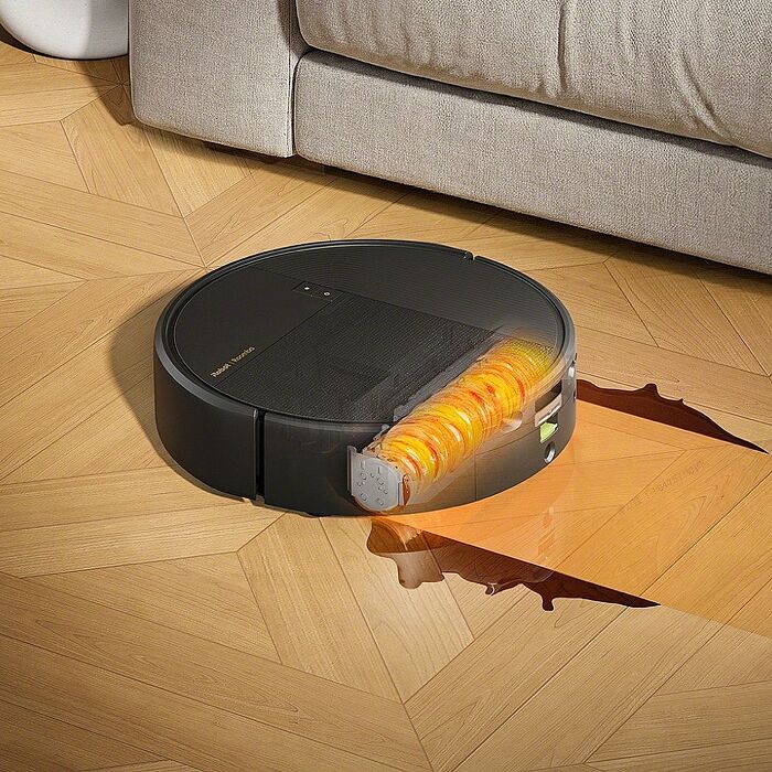 美國iRobot Roomba Plus 675 Combo AI高壓噴灑滾筒活熱水全能掃拖機器人 極夜黑