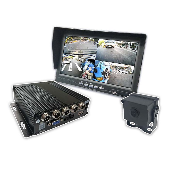 任e行 UX7 環景四鏡頭 1080P 行車紀錄器 行車視野輔助器、大貨車、大客車及各式車輛適用(贈64G記憶卡)