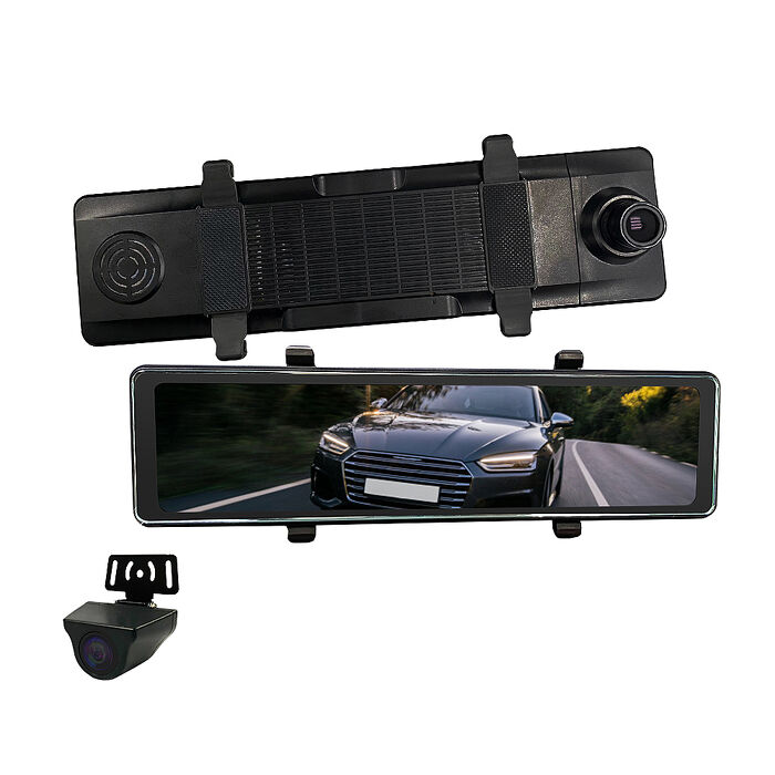【路易視】GX8 12吋 2K GPS 行車記錄器 流媒體 電子後視鏡 贈64G記憶卡