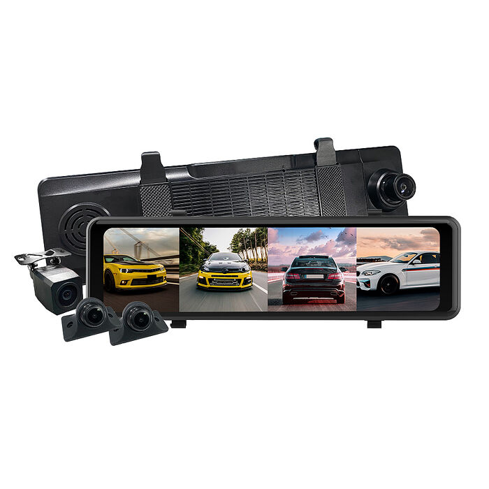 【任e行】VX6 1080P GPS測速 四鏡頭 電子後視鏡 行車記錄器 贈64G記憶卡