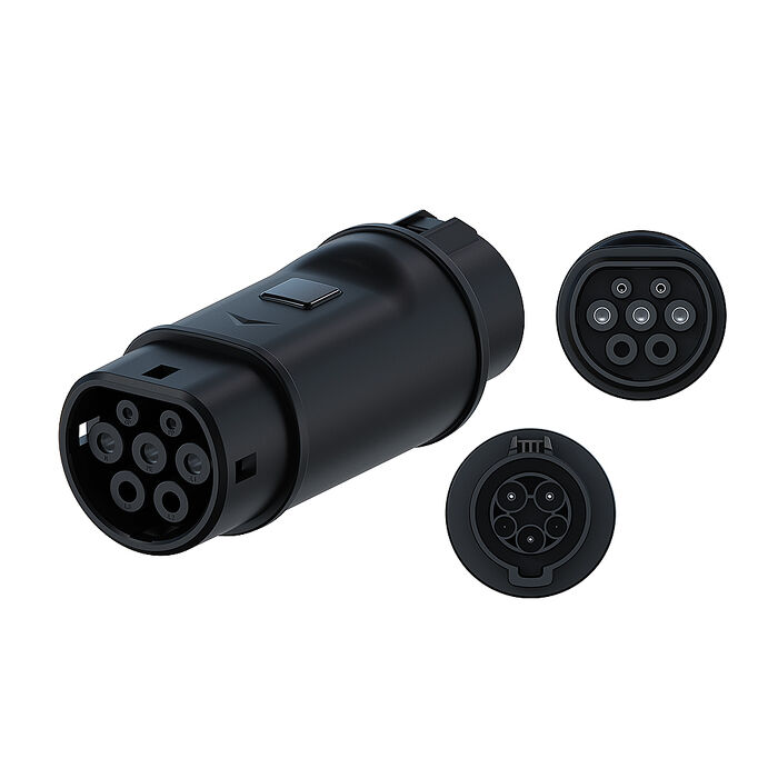 綠行家 美規J1772 轉 歐規Type2 轉接頭 歐規Type2 轉 美規J1772 電動車充電 旅充 慢充 充電樁