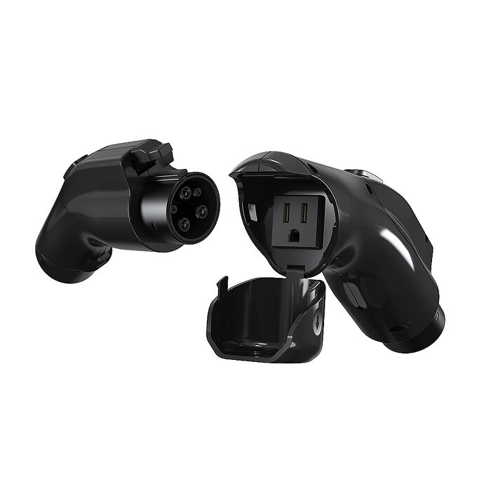 【綠行家】LE2 美規J1772 電動車取電器(V2L)放電器 車外供電轉接器 AC110V 1760W 露營 擺攤