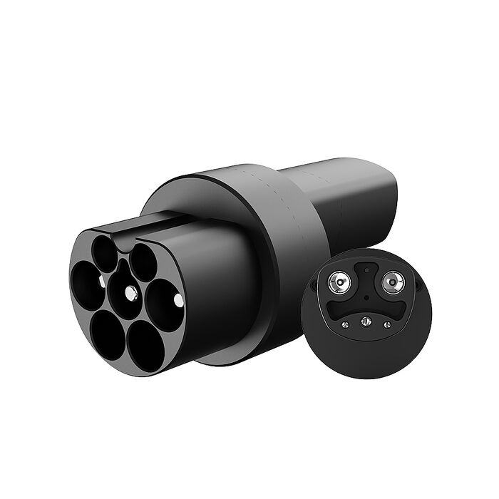 【綠行家】Type2(CCS2)充電槍 轉 特斯拉TPC(NACS) 車端插口 專用轉接頭