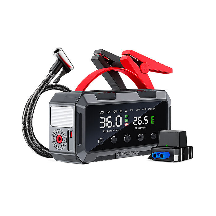 【任e行】PT-126 10000mAh 雙缸打氣 多功能救車行動電源(自動充停/防反接智慧電夾)