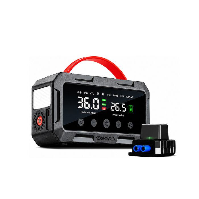 【非常G車】PT-126 10000mAh 多功能 汽/機車 救車行動電源(自動充停/雙缸打氣)