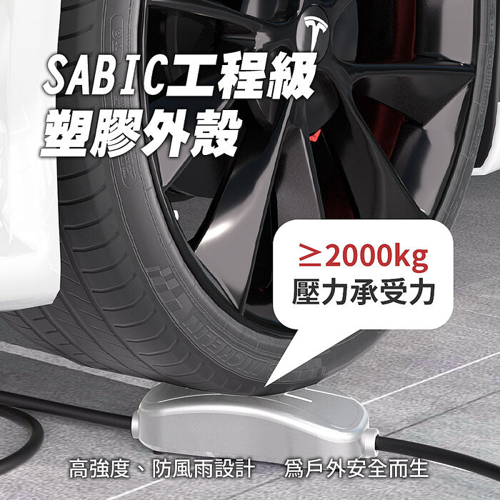 【綠行家】LTA06 便攜式電動車充電器 16A/3.5kW 旅充 充電樁(美規J1772/歐規TYPE2)