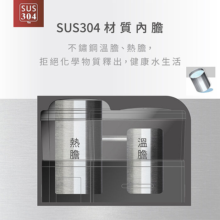 元山牌 12.9L蒸汽式溫熱開飲機(YS-8388DW)