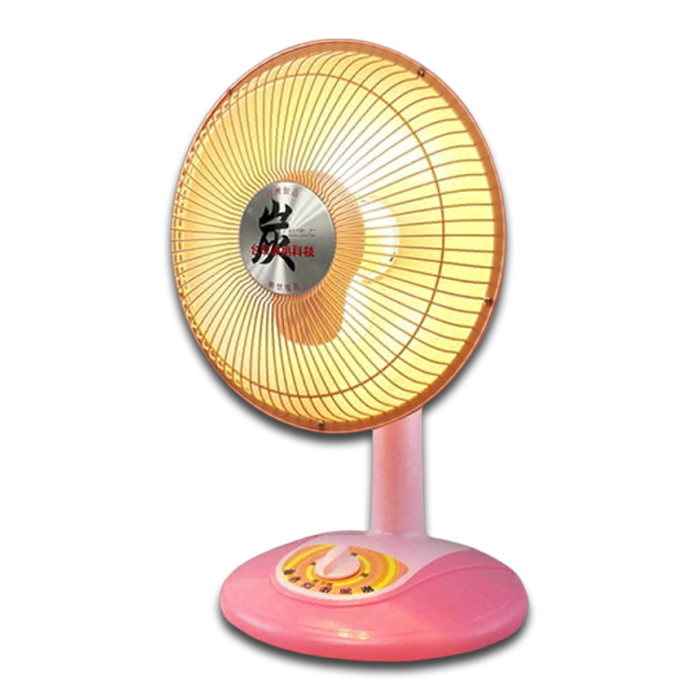 【G.MUST 台灣通用】10吋碳素燈電暖器(GM-3510A)