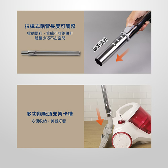 【SANLUX 台灣三洋】吸力不衰減光觸媒吸塵器(SC-WV02)