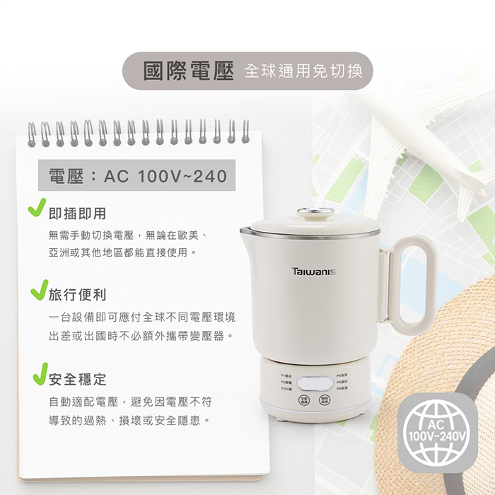 Taiwanis 微電腦寬電壓折疊鍋(TPK-12K5)