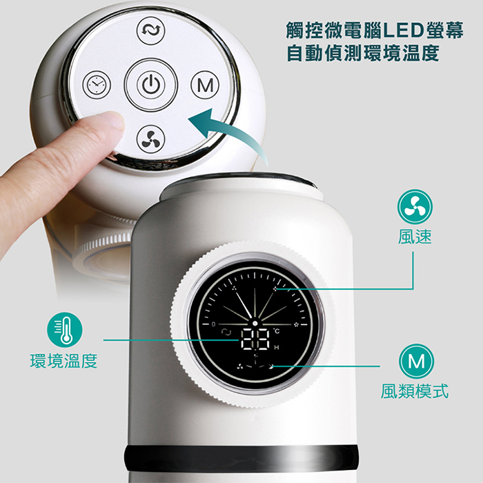 【THOMSON】復古造型微電腦大廈扇(TM-SAF21B)