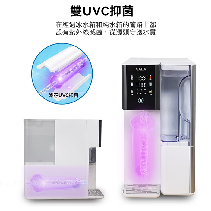 德國 SABA 冰溫熱即熱式濾淨沁涼開飲機(SA-HQ17)