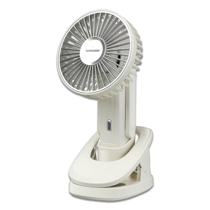 【WONDER 旺德】夾式掛脖手持桌立多功風扇(WH-FU36)
