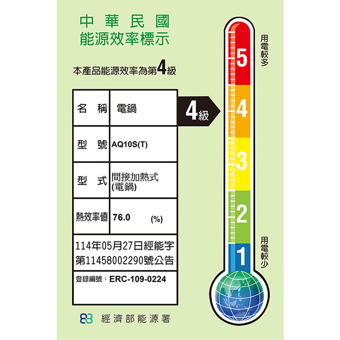 【萬國牌】10人份不銹鋼厚釜電鍋(AQ10ST)