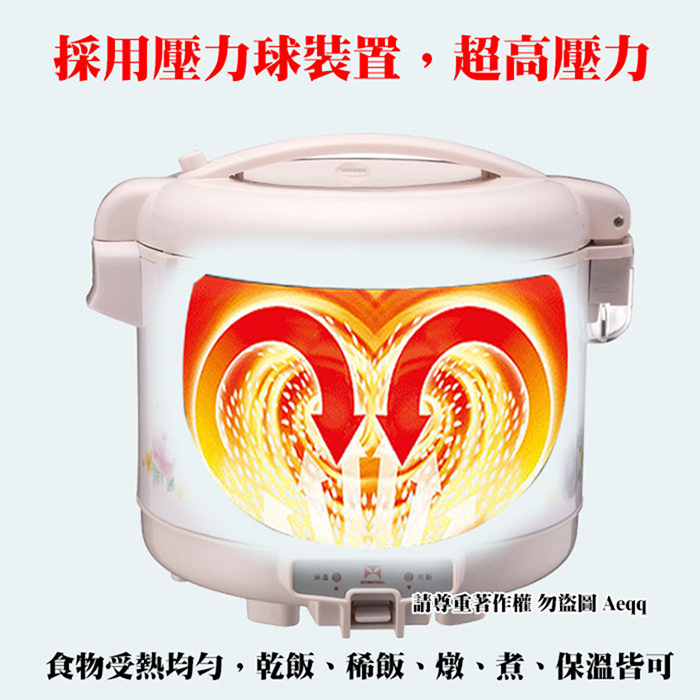 萬國牌 15人份經典三用電子鍋(NS-2700S)