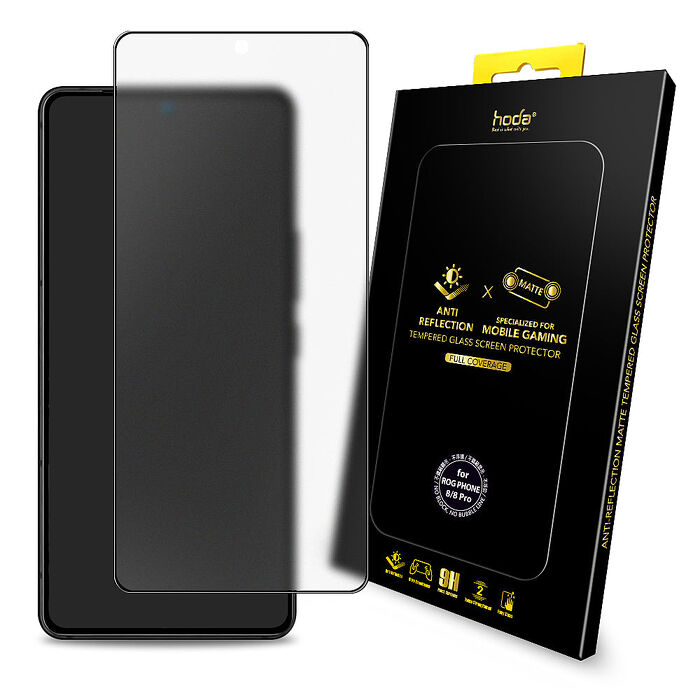 hoda【ASUS Rog Phone 9/8系列】AR抗反射電競磨砂玻璃玻璃貼