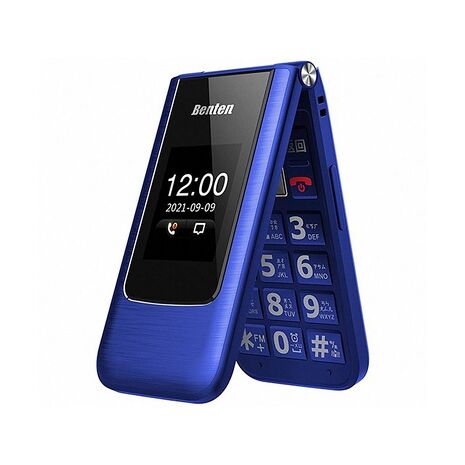 【贈腰掛皮套】Benten F62+ 雙螢幕 4G 摺疊按鍵式手機 老人機