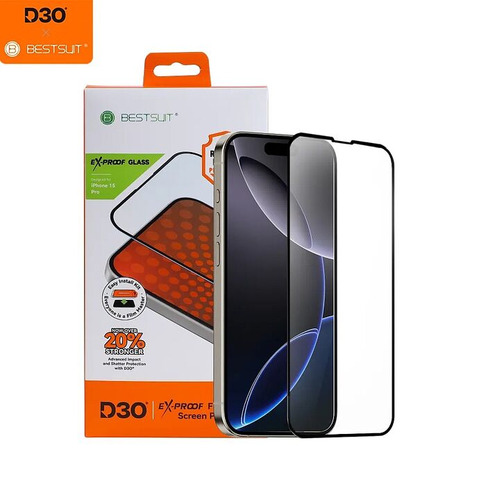 預購【BESTSUIT】D3O 防衝擊亮面保護貼 iPhone 17 系列