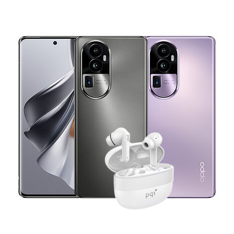 OPPO Reno10 Pro+ 12G/256G 6.7吋5G智慧手機▼贈PQI BT10 真無線藍牙5.3耳機