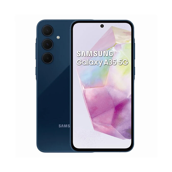 SAMSUNG Galaxy A35 8G/128G 大電量5G智慧手機▼贈E-books SS24 鋁製磁吸線控入耳式耳機(附Type C音源轉接線)
