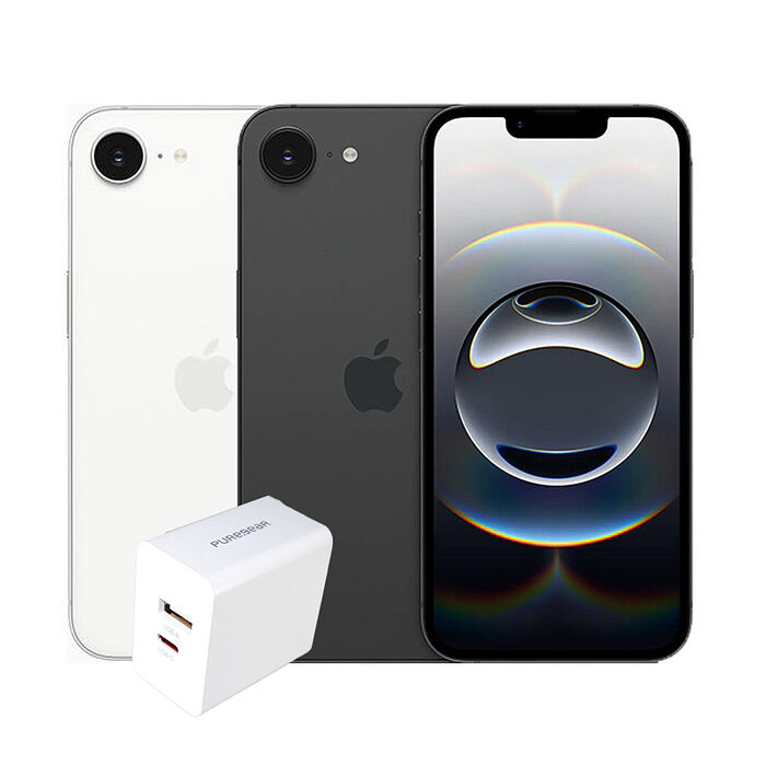 Apple iPhone 16e 128G▼贈Puregear 30W PD雙孔快速充電頭