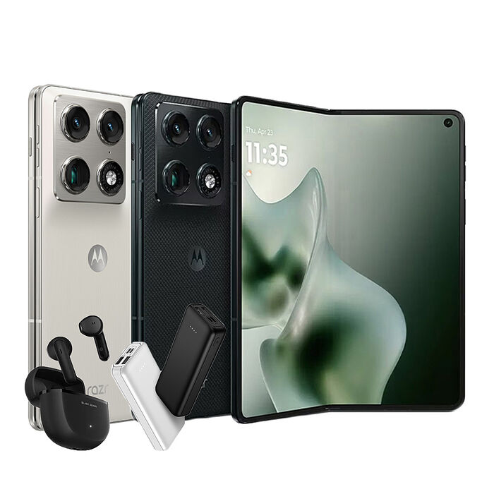 Motorola Razr Fold 12G/256G 5G摺疊智慧手機▼送:真無線藍牙耳機+10000mAh馬卡龍行動電源