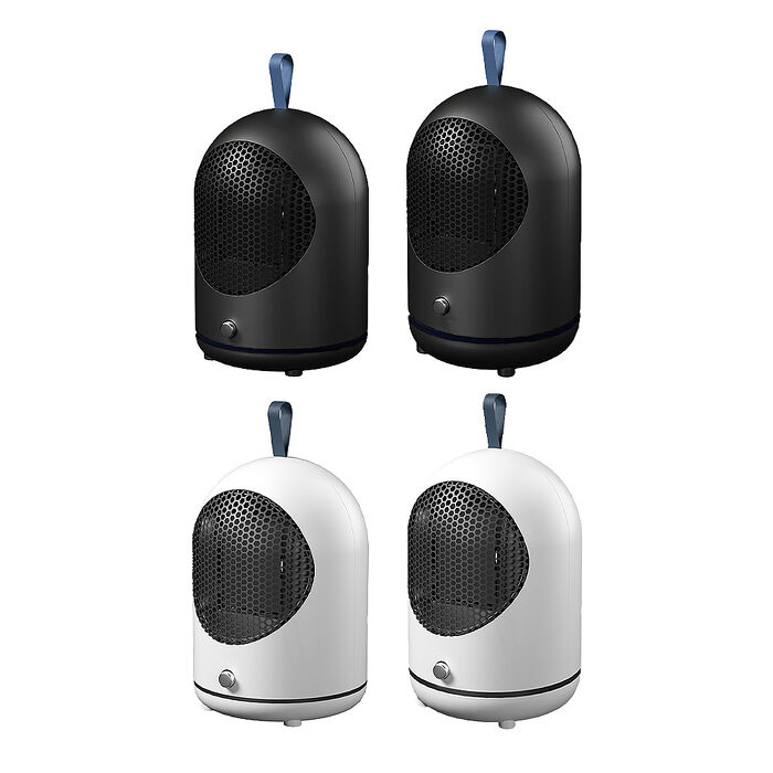 【AMPM】PTC陶瓷式桌面暖風機-暖暖艙(擺頭款) 電暖器/暖腳器/暖風扇/取暖器