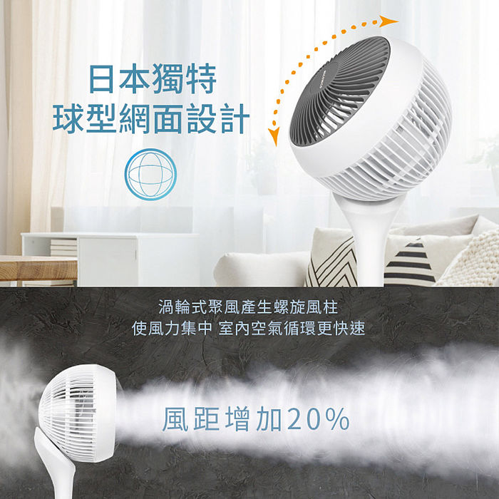 NICONICO 9吋360度微電腦陀螺循環立扇NI-GS1120(特賣)
