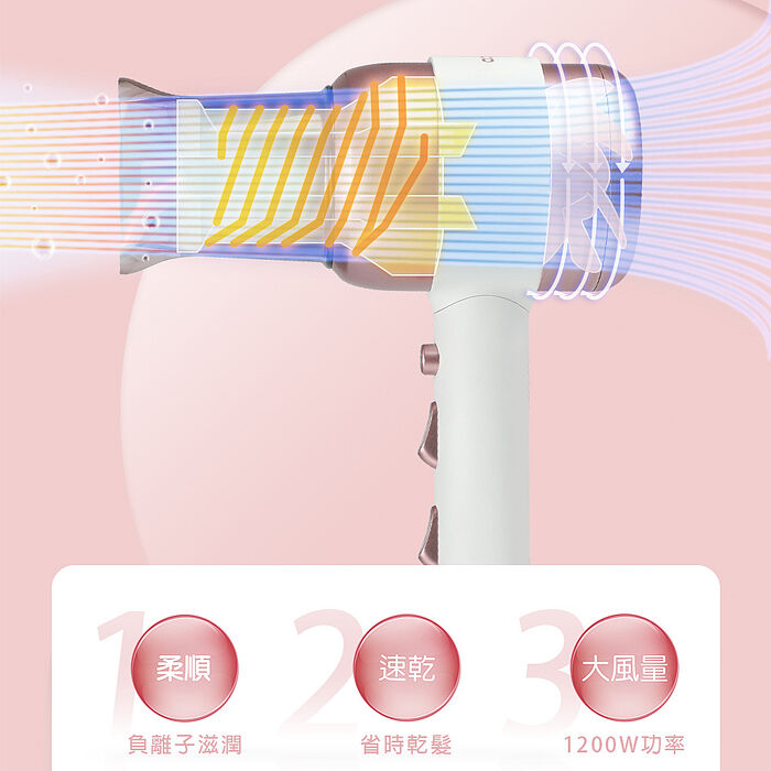 NICONICO 美型負離子吹風機NI-L2029