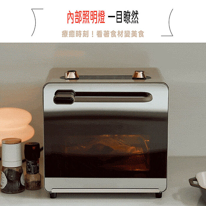NICONICO 鏡面美型氣炸烤箱NI-GB2415