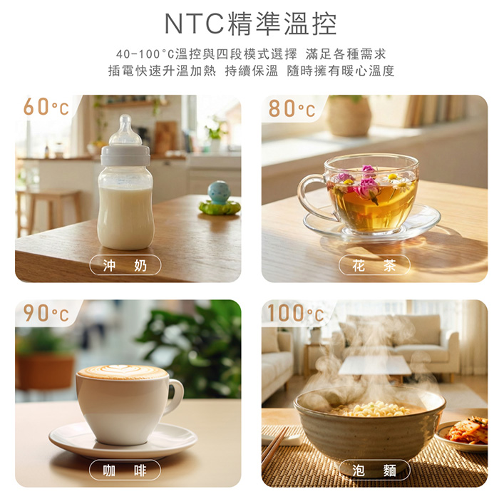NICONICO 便攜式全電壓真空熱水壺NI-TK2618