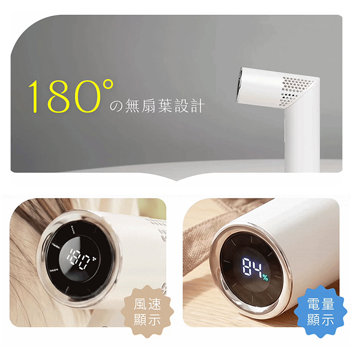 【NICONICO】可轉向勁速手持風扇NI-HF2615