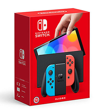 任天堂Switch OLED 紅藍主機《贈：玻璃保護貼》