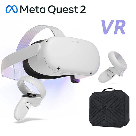 【Meta Quest】Oculus Quest 2 VR 頭戴式裝置(128G)+專用收納包