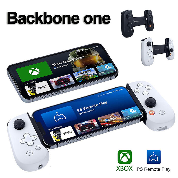 【限時特價】【BackBone One】電玩遊戲手機控制器(僅支援iPhone手機/PS/XBOX/Steam串流遊玩)