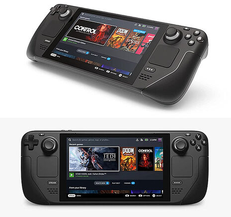 Steam Deck OLED 512GB 掌上遊戲主機 + 512G記憶卡 (贈螢幕保護)