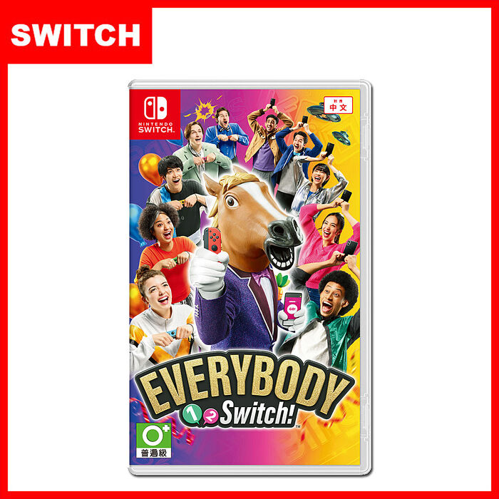 任天堂 Nintendo Switch《Everybody 1-2-Switch》中文版+配件(手臂套/手指套/20W豆腐頭)任選一