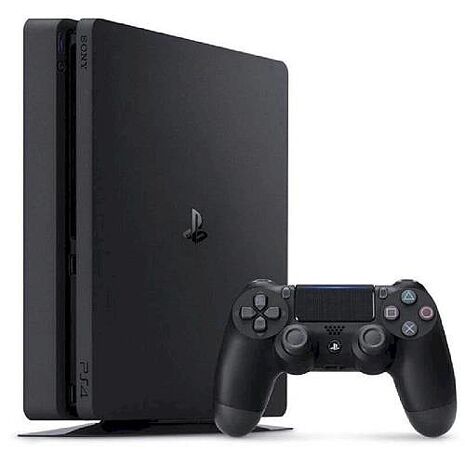 PS4 slim 1TB主機《直立架+手把果凍套》