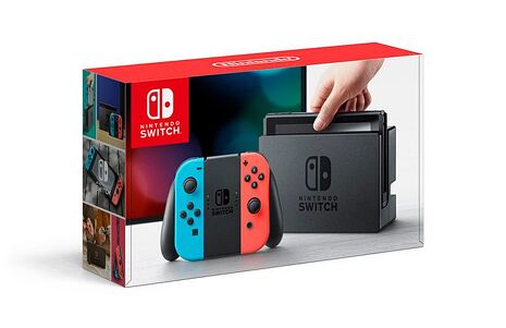 Switch主機 (日規電量加強版) 贈:保護貼