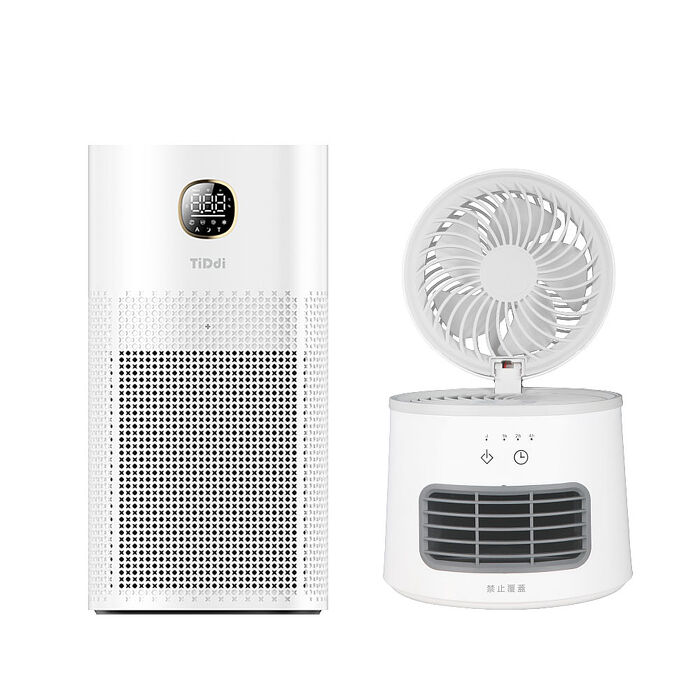 TiDdi生態超能離子空氣清淨除菌機(P890)+冷暖扇(EcoAir330)