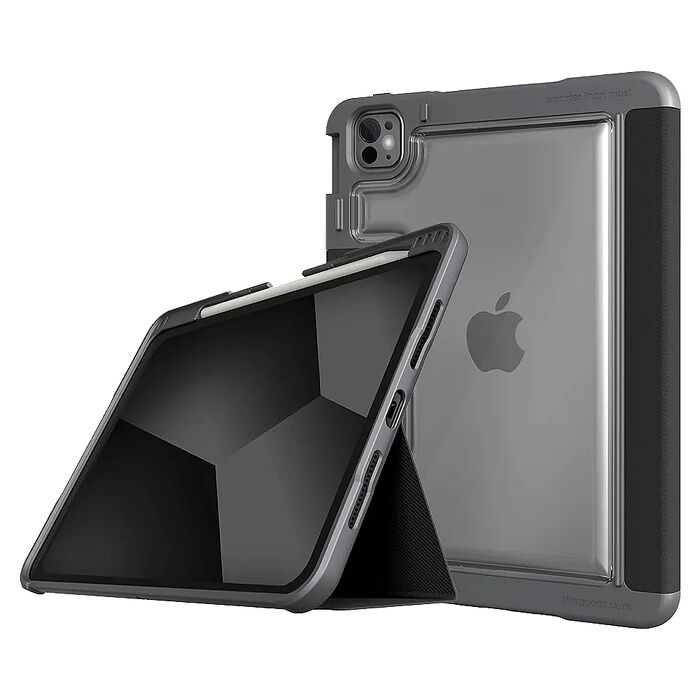 STM Dux Plus 系列 iPad Pro 11 吋 (M4) 強固軍規防摔保護殼 (黑)