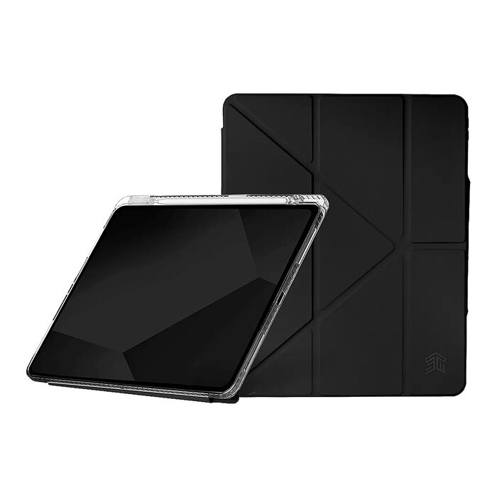 STM OPP iPad Air 13吋 (M2) 多角度折疊防摔保護殼 (黑)