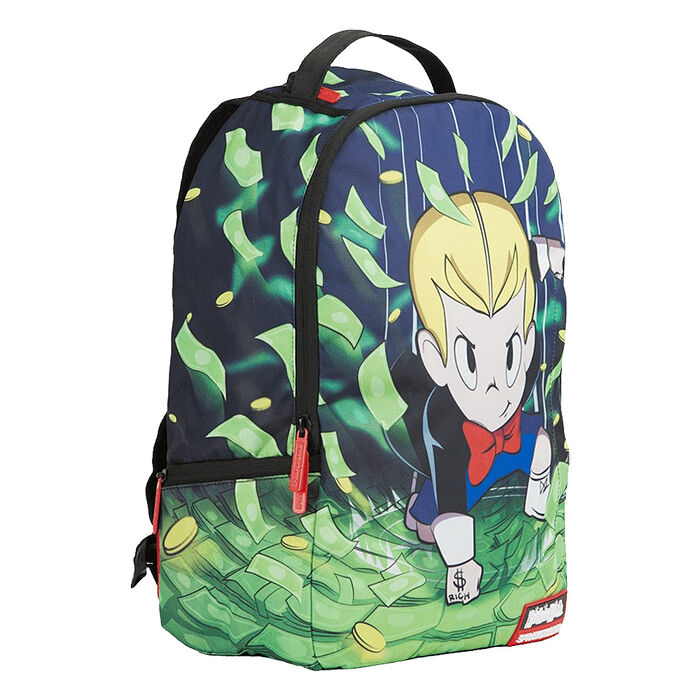 Sprayground DLX 聯名系列 Richie Rich 財神當家 超能力 潮流筆電後背包
