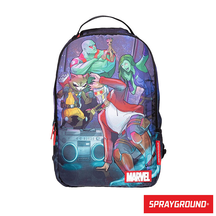 Sprayground DLX 聯名系列 Breakdancers 星際異攻隊跳街舞 潮流筆電後背包
