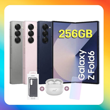 SAMSUNG Galaxy Z Fold6 (12G/256G) AI 摺疊手機 (原廠保精選福利品) 贈原廠殼+藍牙耳機+螢幕保貼