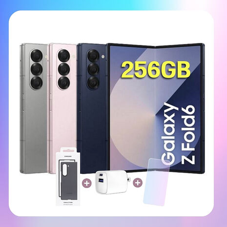 SAMSUNG Galaxy Z Fold6 (12G/256G) AI 摺疊手機 (原廠保精選福利品) ▼超值贈三豪禮