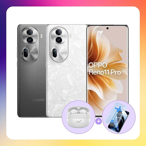 OPPO Reno11 Pro (12G/512G) 單眼級手機 (原廠精選福利品)贈降噪藍芽耳機+抗藍光保貼