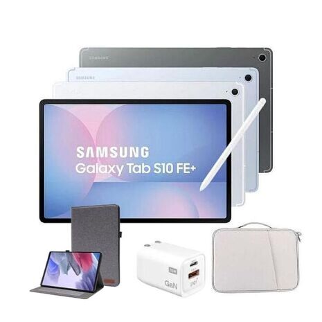 Samsung Galaxy Tab S10 FE+ 128G X620 13.1吋娛樂平板 (原廠認證福利品) 贈專屬保護殼+35W快充+平板收納包